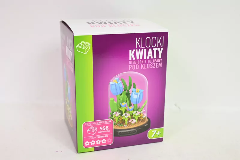Klocki niebieskie tulipany 558el - tantis.pl