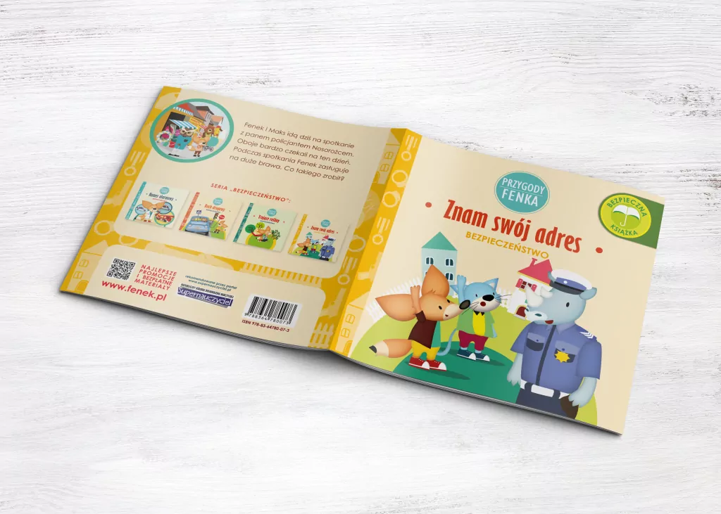Znam swój adres. Bezpieczeństwo. Przygody Fenka - tantis.pl