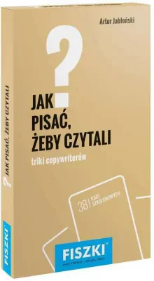 Fiszki. Jak pisać, żeby czytali?