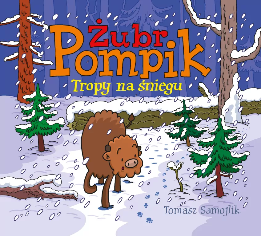Tropy na śniegu. Żubr Pompik - tantis.pl