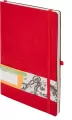 Notes A5 Linia. Impresja, czerwony - tantis.pl