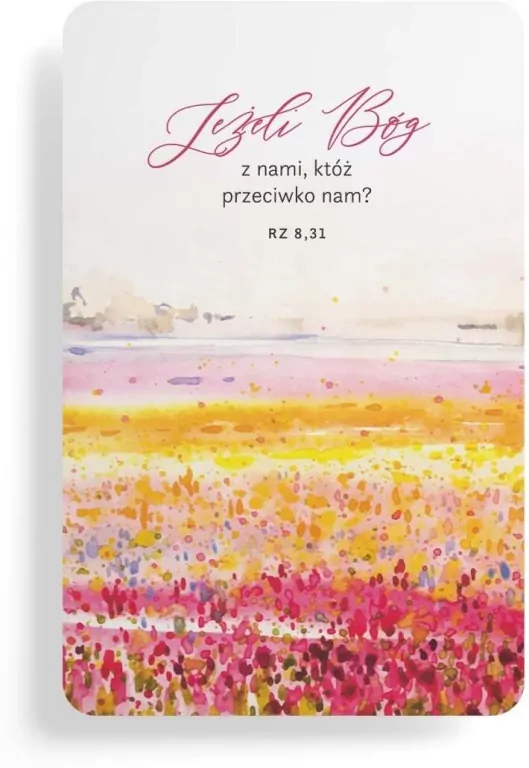 Magnes na lodówkę - Jeżeli Bóg z nami - pejzaż - tantis.pl
