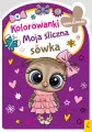 Moja śliczna sówka. Kolorowanka z wykrojnikiem - tantis.pl