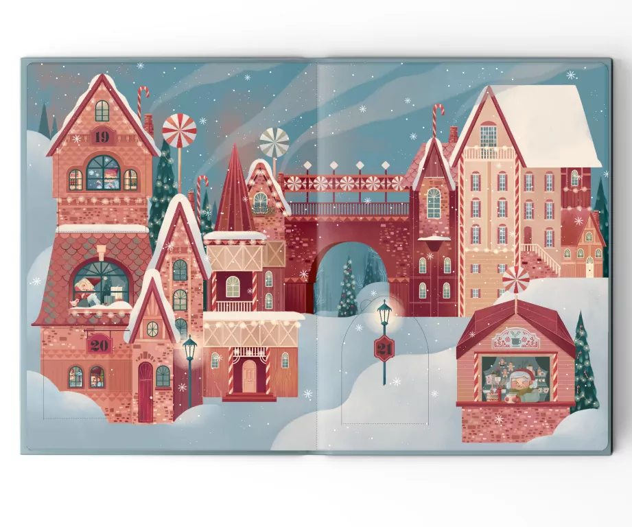 Czekając na Święta! Wyjątkowy kalendarz adwentowy z 24 okienkami - tantis.pl