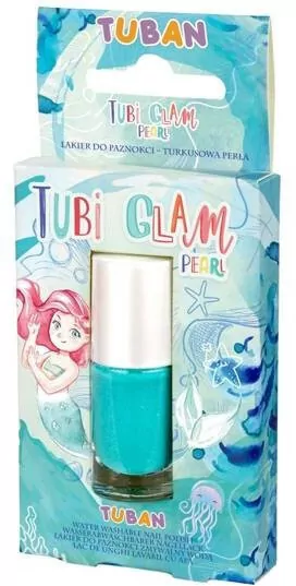 Lakier Tubi Glam, turkusowy perłowy - tantis.pl
