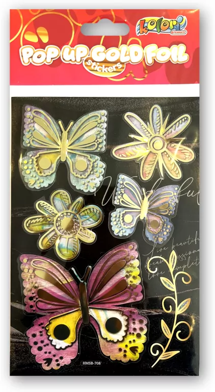Naklejki foliowe Gold Butterflies PENMATE - tantis.pl