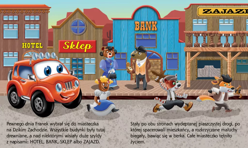 Na Dzikim Zachodzie. Samochodzik Franek - tantis.pl