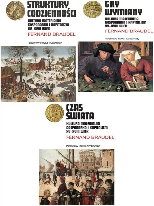 Pakiet: Czas świata / Gry wymiany / Struktury codzienności. Kultura materialna, gospodarka i kapitalizm XV-XVIII wiek - tantis.pl
