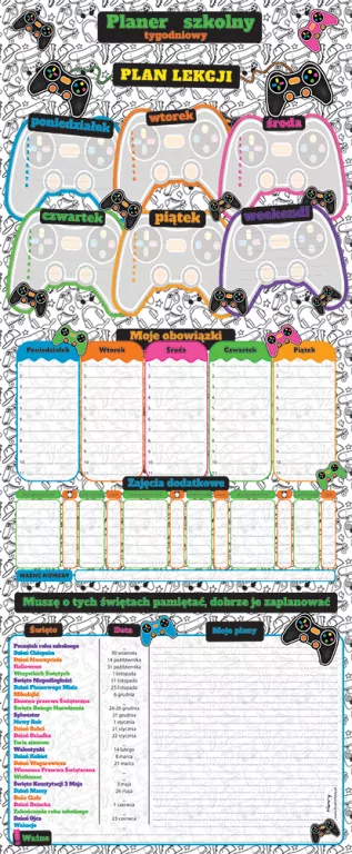 Planer tygodniowy - Pad - tantis.pl