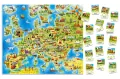 Mapa Europy z quizem. Puzzle 180 - tantis.pl