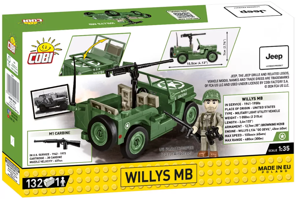 Cobi. Historical Collection Willys MB - tantis.pl