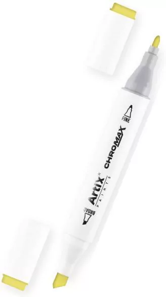 Marker Chromax z 2 końcówk pastel yellow 37 - tantis.pl