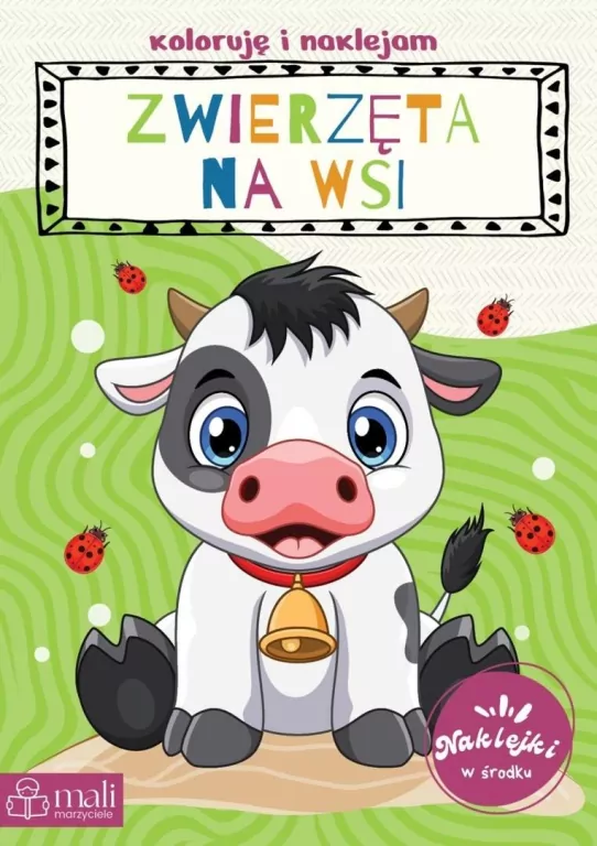 Koloruję i naklejam zwierzeta na wsi - tantis.pl