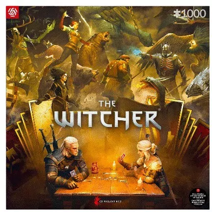 Puzzle 1000. The Witcher (Wiedźmin). Playing Gwent - tantis.pl