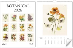 Kalendarz 2026 ścienny Botanika rośliny natura