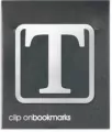 Metalowa zakładka - Litera T Clip-on - tantis.pl