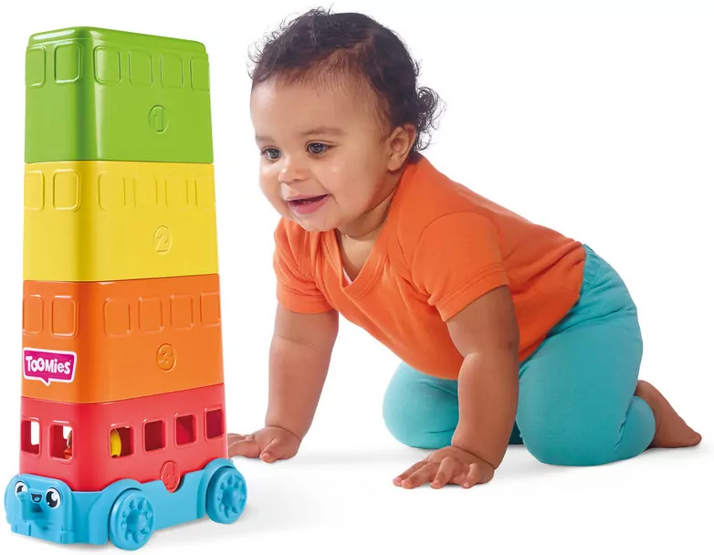 Toomies Autobus piramidka TOMY - tantis.pl