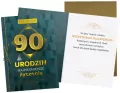 Karnet B6 Urodziny 90 męskie - tantis.pl