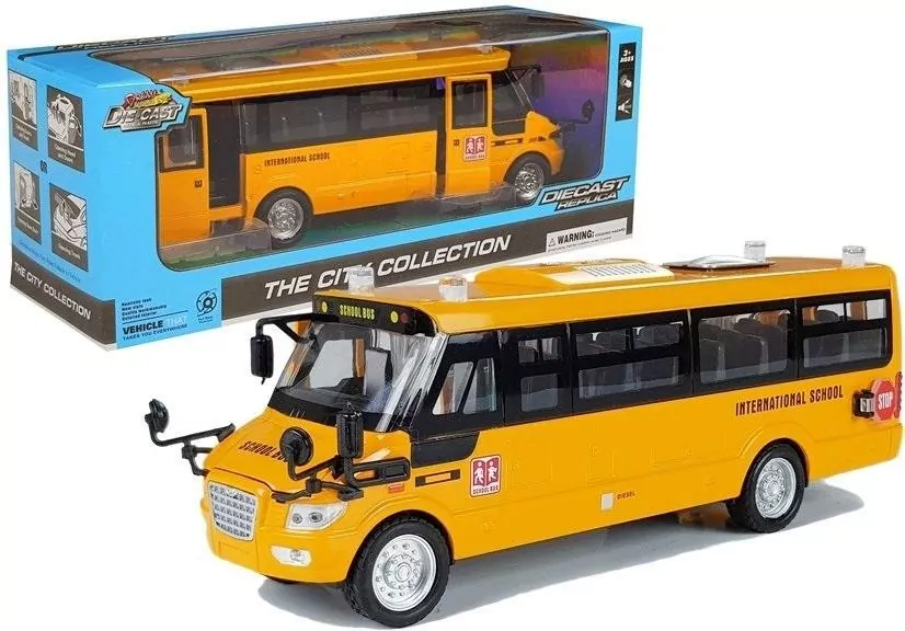 Autobus szkolny metalowy z napędem frykcyjnym - tantis.pl