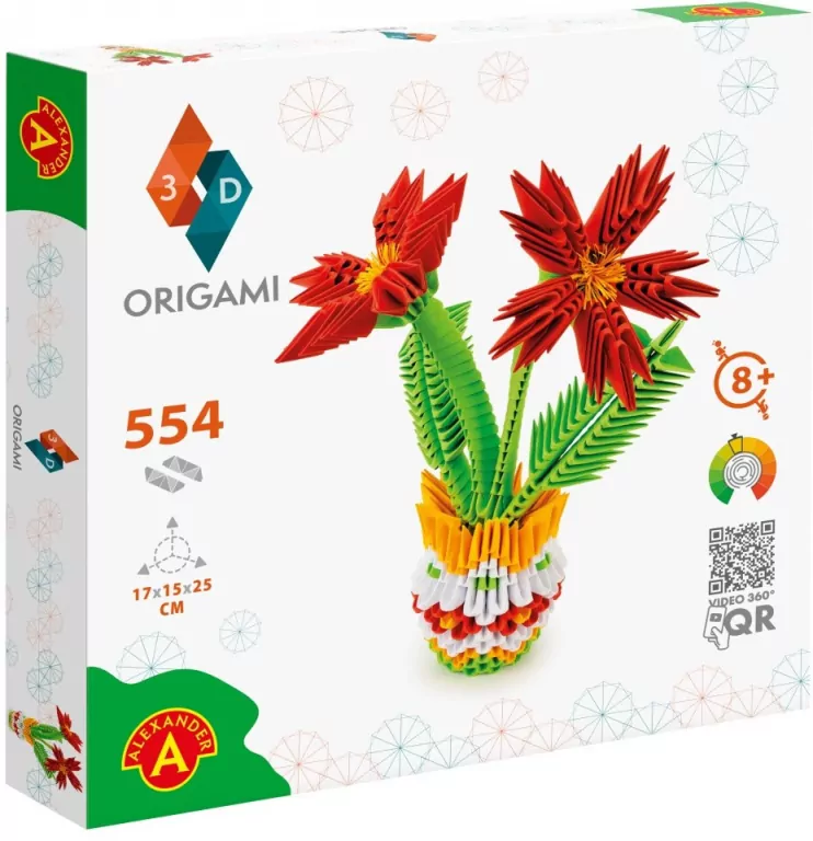 Origami 3D. Kwiaty - tantis.pl