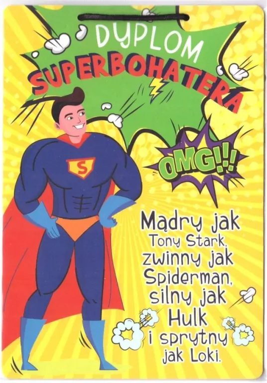 Dyplom - Superbohater - tantis.pl