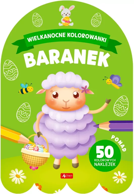 Wielkanocne kolorowanki. Baranek-2026 - tantis.pl