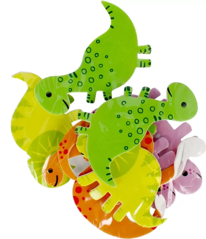 Ozdoba dekoracyjna samoprzylepna Dinozaur 10 szt - tantis.pl