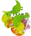 Ozdoba dekoracyjna samoprzylepna Dinozaur 10 szt - tantis.pl