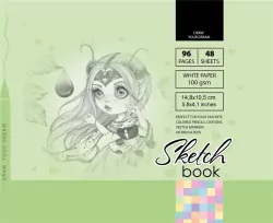 Sketchbook. Szkicownik 96 kartek. 148 x 105 mm