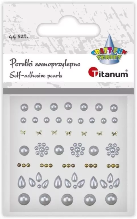 Perełki samoprzylepne mix 44szt - tantis.pl