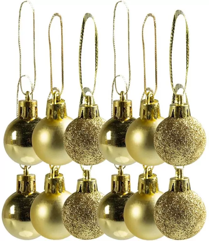 Bombki mini złote - tantis.pl