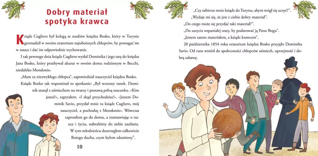 Nasi Patroni). Święty Dominik Savio - tantis.pl