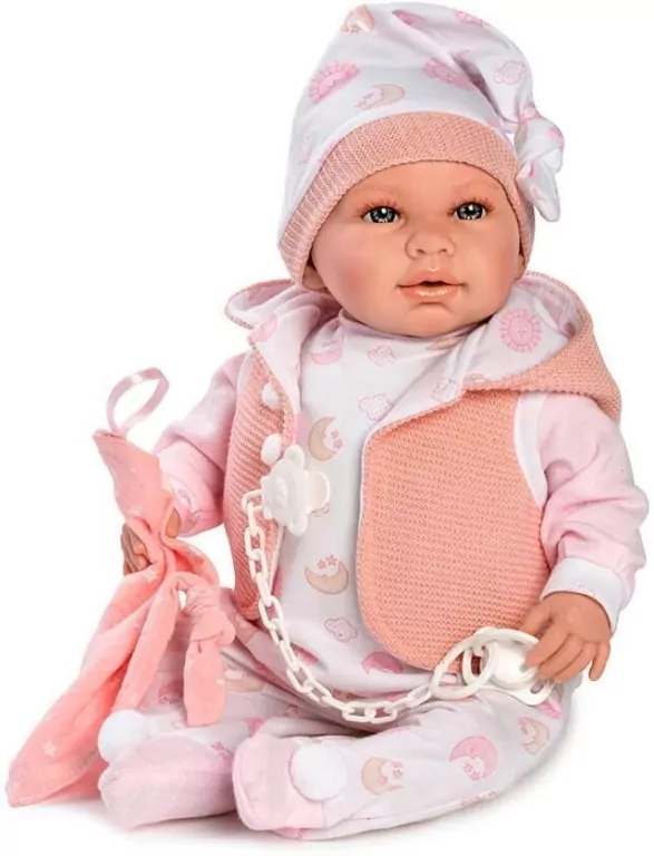 Lalka hiszpańska bobas Daniela mówi akcesoria 42cm - tantis.pl