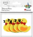 Filcowe kaczuszki 3D 53x50mm żółte 5szt - tantis.pl