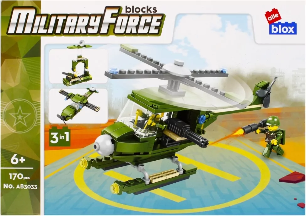Klocki konstrukcyjne Wojsko ALLEBOX - tantis.pl