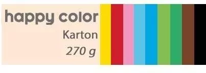 Karton kolorowy 270g B2 10 kolorów HAPPY COLOR - tantis.pl