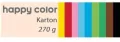 Karton kolorowy 270g B2 10 kolorów HAPPY COLOR - tantis.pl