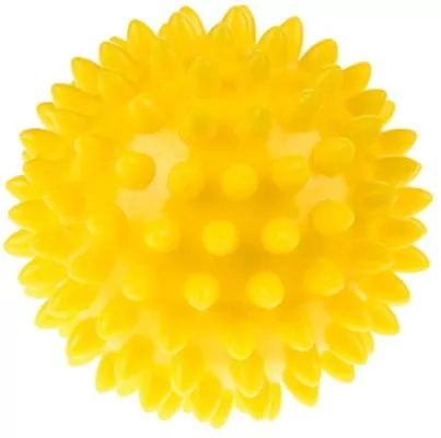 Piłka rehabilitacyjna żółta 6,6cm - tantis.pl