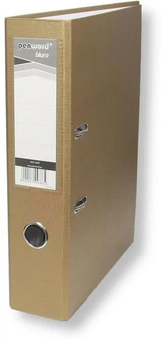 Segregator A4 z okuciem 7,5cm złoty - tantis.pl