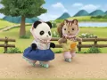 Sylvanian Families Panda Rosalina Zestaw rower i wrotki - tantis.pl
