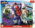Puzzle ramkowe 25. Odważny Spiderman - tantis.pl