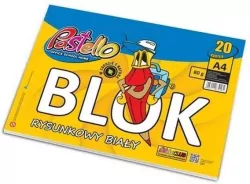 Blok rysunkowy A4 80g 20 kartek