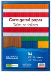 Tektura falista B4 10 kolorów - tantis.pl