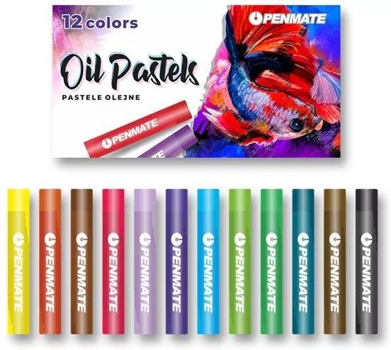 Pastele olejne 12 kolorów - tantis.pl