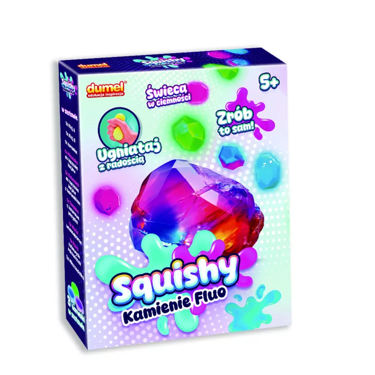 Squishy. Kamienie fluo - tantis.pl