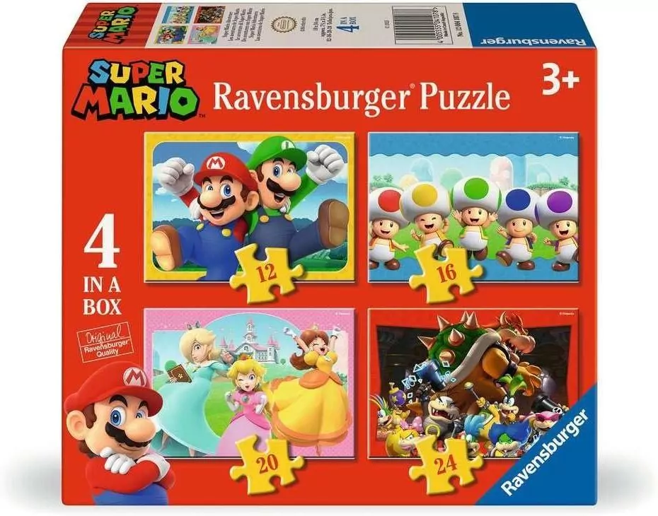 Puzzle 4w1 Super Mario - tantis.pl