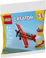 LEGO® Creator. Kultowy czerwony samolot 30669 - tantis.pl