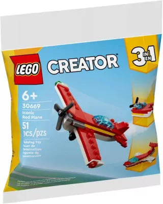 LEGO® Creator. Kultowy czerwony samolot 30669