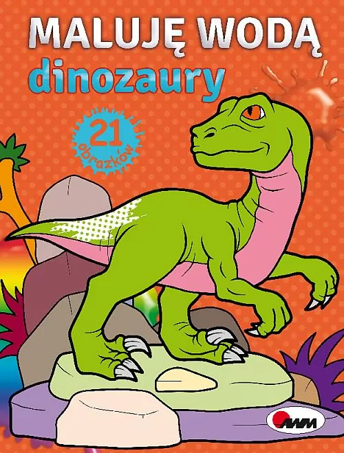 Dinozaury. Maluję wodą - tantis.pl