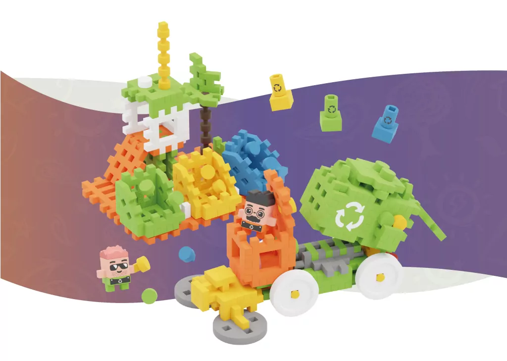 Mini Waffle City. Śmieciarka - tantis.pl